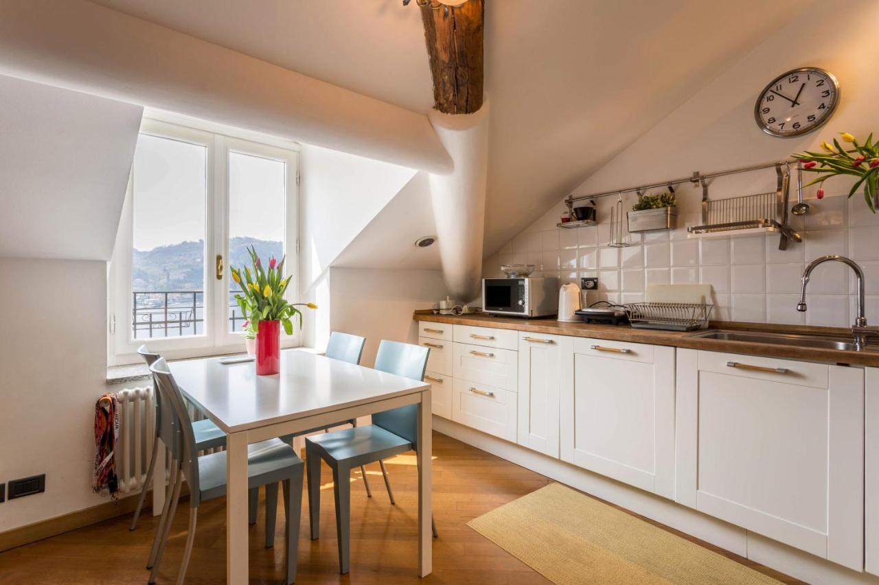 Attico Vista Lago Комо Экстерьер фото