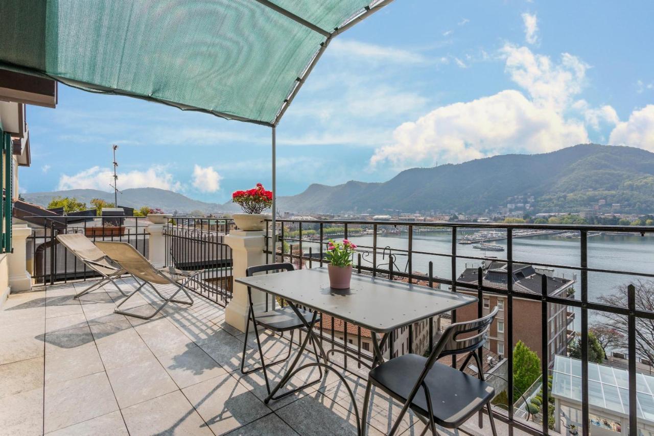 Attico Vista Lago Комо Экстерьер фото